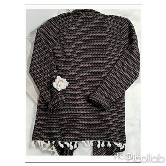 Lily White Open Front/Tassel Cardigan - Picture 4 of 4